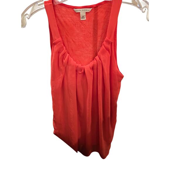 Banana Republic Double-Layer Sleeveless Top – Orange – Size Medium - Picture 2 of 2